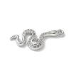 Brass Micro Pave Clear Cubic Zirconia Pendants LS-KK-S505-04P-02-2