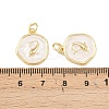 Ocean Theme Brass Enamel Pendants KK-Q029-01E-G-3
