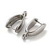 Non-Tarnish 304 Stainless Steel Pendant Pinch Bails STAS-Q310-05P-2