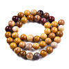 Natural Mookaite Beads Strands X-G-S259-37-8mm-3