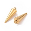 Ion Plating(IP) 304 Stainless Steel Pendants STAS-G214-47G-3