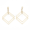 Brass Pendants KK-Q750-046G-1