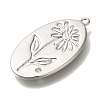 Brass Micro Pave Cubic Zirconia Pendants KK-U038-05P-10-2