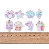 Ocean Epoxy Resin Cabochons RE-CBAE980-01-3