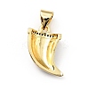 Brass Micro Pave Clear Cubic Zirconia Enamel Pendants KK-G416-39G-04-2