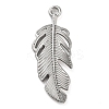 Non-Tarnish 316 Stainless Steel Pendants STAS-B047-05P-1