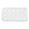 Square/Horse Eye/Teardrop DIY Faceted Gemstone Cabochon Silicone Molds DIY-G099-02B-2