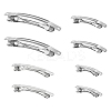 40Pcs 4 Style Iron Hair Barrette Findings IFIN-FS0001-05-2