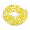 Electroplate Glass Beads Strands EGLA-A034-T4mm-B21-2