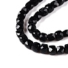 Natural Black Tourmaline Beads Strands G-N342-109A-3