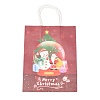Christmas Theme Kraft Paper Bags ABAG-H104-D05-1