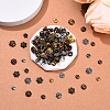 200Pcs 20 Styles Tibetan Style Alloy Flower Bead Caps TIBE-YW0001-87-5