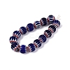 Handmade Millefiori Glass Round Beads LA-N002-12B-2