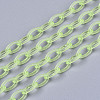 Handmade Transparent ABS Plastic Cable Chains X-KY-S166-001G-1