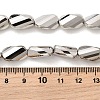 Electroplate Glass Beads Strands EGLA-F166-05B-P-4