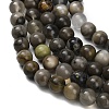 Natural Volcanic Agate Beads Strands X-G-G305-A01-8mm-4