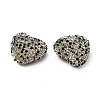 Sparkling Acrylic Heart Beads with Rhinestone Embellishment LS-OACR-NH0001-02B-06-2
