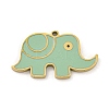 316 Surgical Stainless Steel Enamel Charms STAS-M073-19A-01G-1