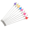 9Pcs 9Colors Brass Acrylic Kilt Pins for Women JEWB-DR00007-1