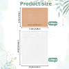 120Pcs Rectangle Paper Foldable Header Cards CDIS-WR0001-01B-2
