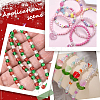 Christmas Themed Transparent Acrylic Beads MACR-SP0001-30A-6