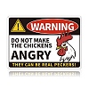 UV Protected & Waterproof Aluminum Warning Signs AJEW-WH0111-H10-1