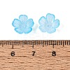 Transparent Plastic Bead Caps KY-Q005-02A-04-4