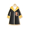 Graduation Season Theme Alloy Enamel Pendants ENAM-R147-09A-G-1