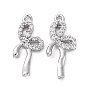 Brass Rhinestone Pendants KK-E793-16P-1