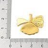Brass Micro Pave Cubic Zirconia Acrylic Pendants KK-D291-10G-3