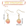 3D Resin Flower Dangle Earrings EJEW-SW00019-05-2