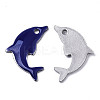 201 Stainless Steel Enamel Pendants STAS-N088-16B-2
