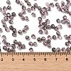 Transparent Inside Colours Glass Seed Beads SEED-H002-A-C209-4