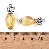 Transparent Acrylic Pendants SACR-N013-010A-RS-3