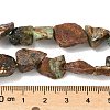 Raw Rough Natural Green Opal Beads Strands G-M453-D13-5
