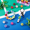 30Pcs Sport Theme Resin Rhinestone Beads RESI-TA0003-96C-7