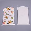 Hair Clip Display Cards LS-DIY-WH0167-86J-1
