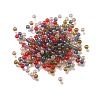 Baking Paint Imitation Jade Glass Seed Beads GLAA-P073-01A-2