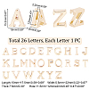 Zinc Alloy Letter Slide Charms FIND-WH0120-10LG-2