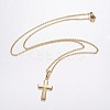 304 Stainless Steel Pendant Necklaces NJEW-P134-07-2