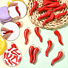 Alloy Enamel Pendants FIND-SC0018-15C-3
