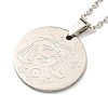 Non-Tarnish Constellation Pendant Necklaces LS-NJEW-S422-04P-07-2