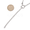 304 Stainless Steel Paperclip Chain Cable Chain Lariat Y Necklaces NJEW-JN05785-3