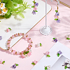 36Pcs 3 Colors Acrylic Charms KY-SC0002-45-7