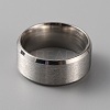 201 Stainless Steel Plain Band Ring for Women RJEW-WH0010-06B-MP-2
