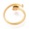 Snake 304 Stainless Steel Cuff Ring Components X-STAS-T066-05G-3