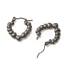 Ion Plating(IP) 304 Stainless Steel Chunky Teardrop Hoop Earrings for Women EJEW-K242-04B-2