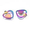 Ion Plating(IP) 201 Stainless Steel Charms STAS-S119-145-4