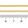 Brass Wheat Chains Necklace for Women NJEW-P265-26G-3