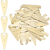 30Pcs  Stainless Steel Bookmarks Page Clip AJEW-CP0011-32G-8